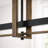 5-Light Open-Frame Linear Island Chandelier