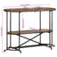 4-3 110cm Solid Wood Top Console Table-106215991