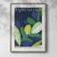«Night Garden Exposition Posters II», reproduction encadrée - bois massif-691808960