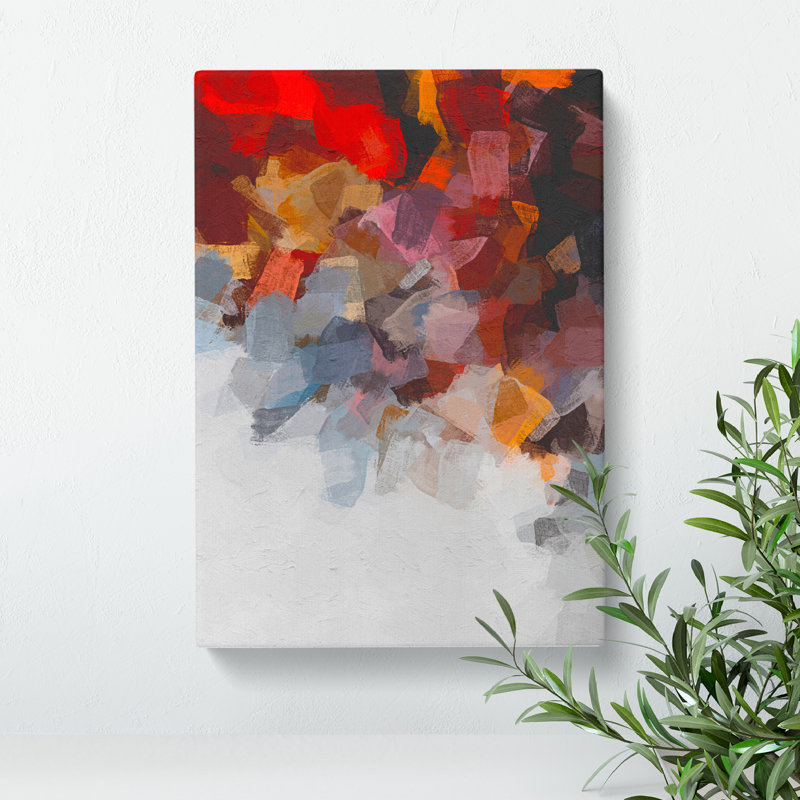 Lightyears Abstract - Wrapped Canvas Painting, 50cm H x 35cm W x 3cm D