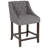 Ahseem 24" High Transitional Tufted Walnut Counter Height Stool-2028909507-2028909534