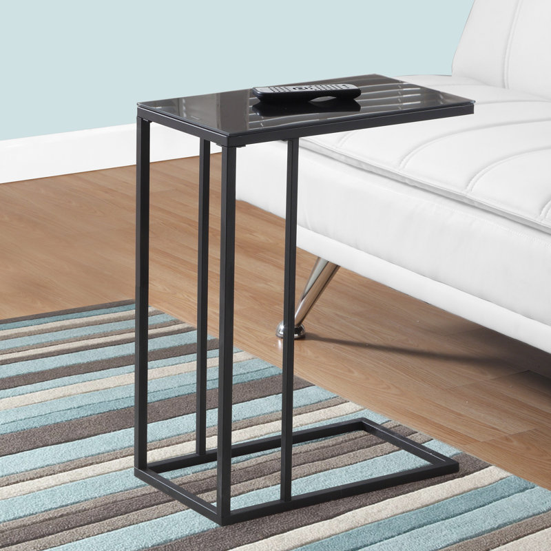 Donohue End Table, Black/Black