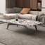Table basse moderne simple ronde en marbre
