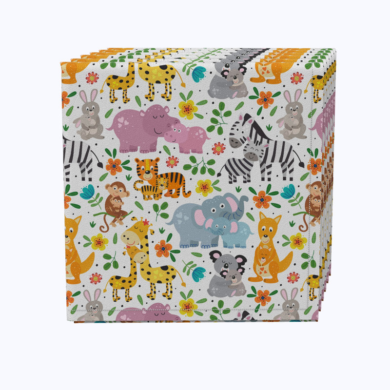 Cotton Twill No Pattern Square Napkin