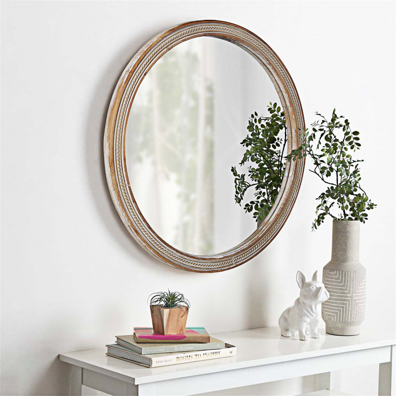Miroir mural rond