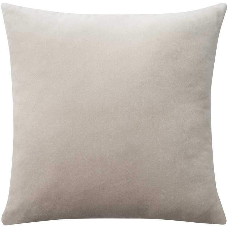 Cotton Throw Pillow Cover & Insert, Gray