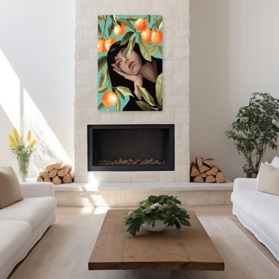 Art mural contemporain abstrait Tangerine Dream