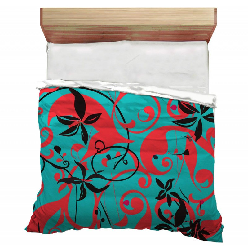 Édredon uni en microfibre / polyester, Très grand édredon