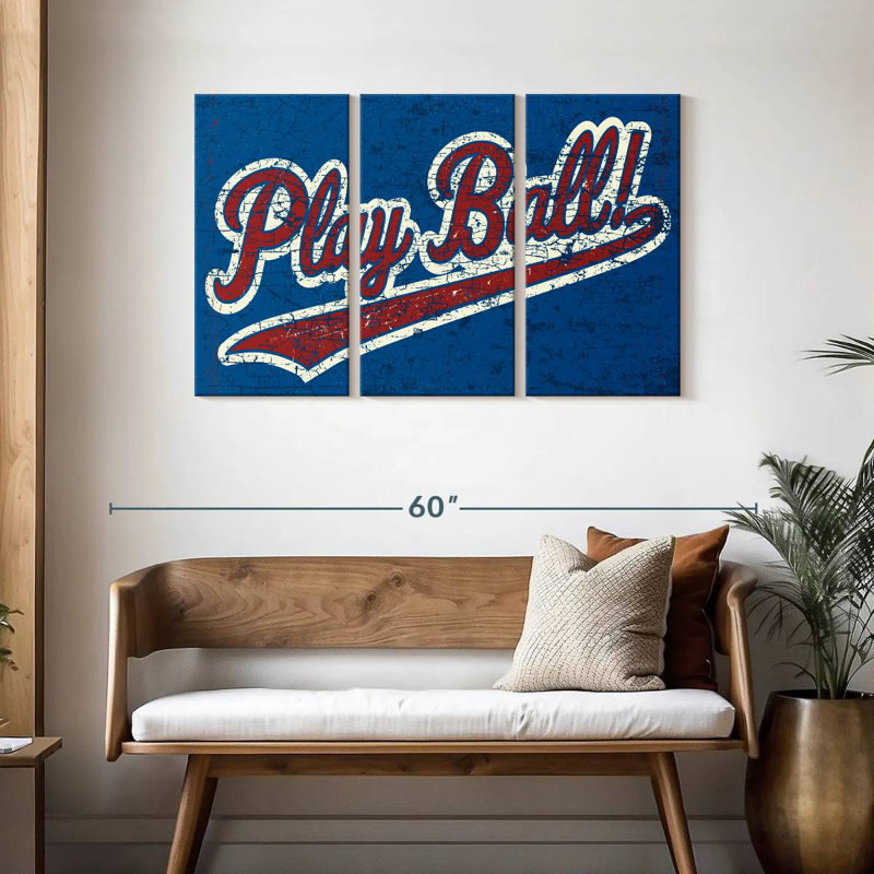 Plaque murale Kema Play Ball, H 28 po x l 45 po