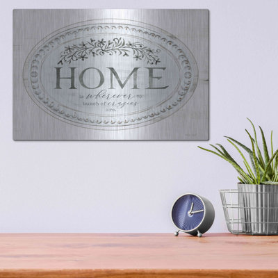 Home' by Cindy Jacobs, Metal Wall Art