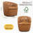 Classic Tuffted Upholstered Swivel Barrel Chair with Unique Recessed Arms-1773570332