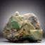 Fluorite véritable sur quartz