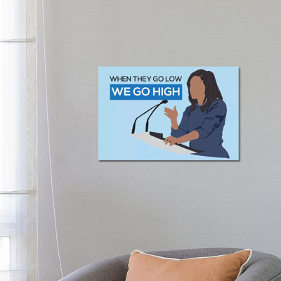 "Michelle Go - High Go High" par GNODpop, impression sur toile tendue