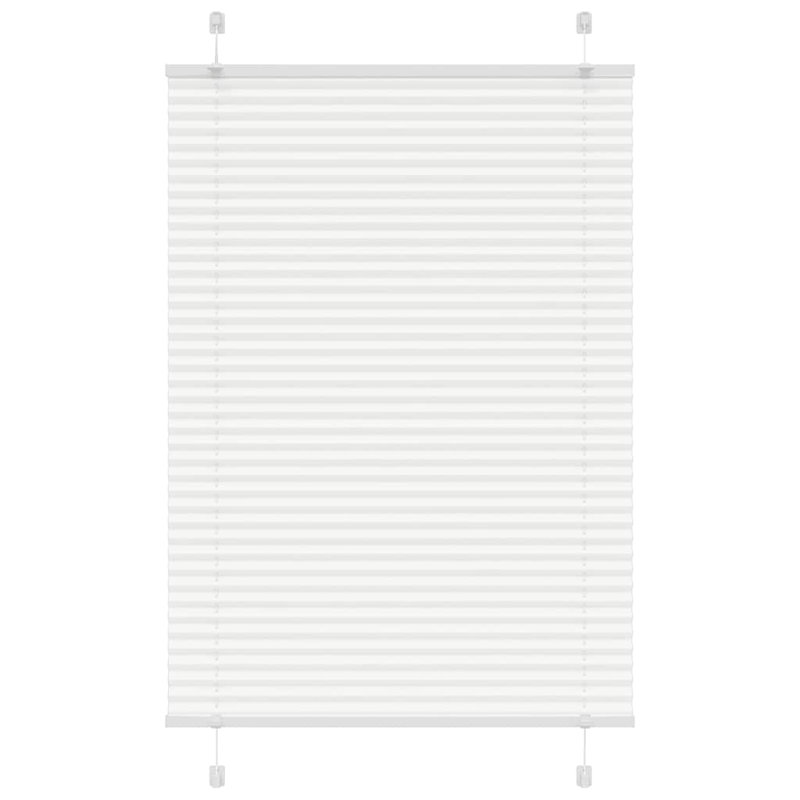 Room Darkening Pleated Shade, 95cmW x 150cmL, White