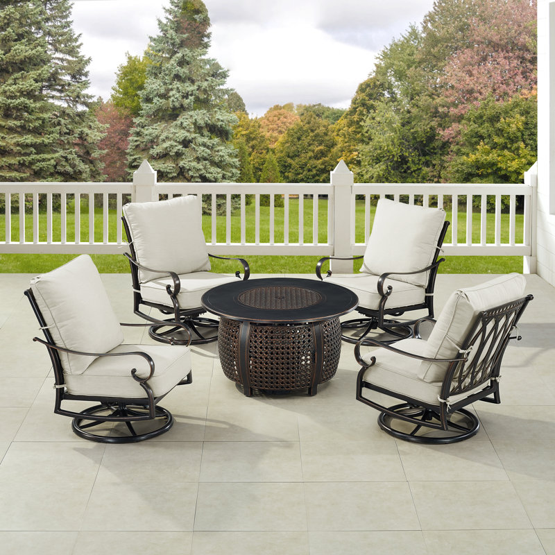 Cliff Outdoor 5 - Piece Conversation Set
