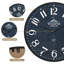 Horloge murale 24 '' Silent Decor, horloge murale en bois pour le salon, la chambre à coucher, le bureau-425428359