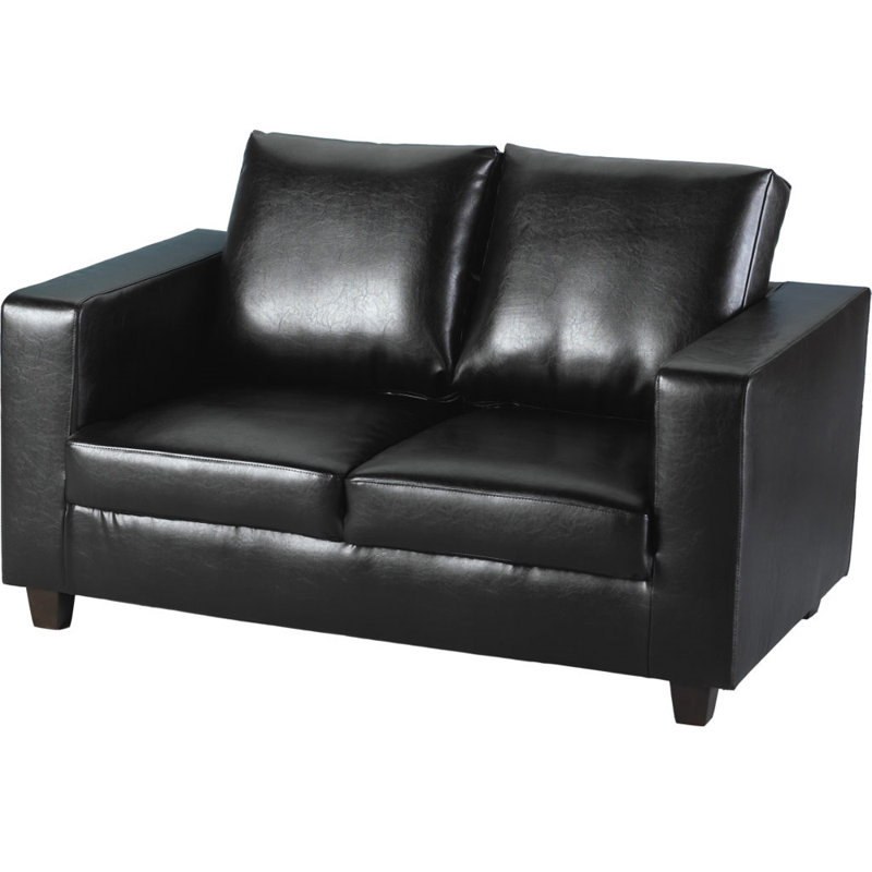 Layden 2 Seater Loveseat, Black