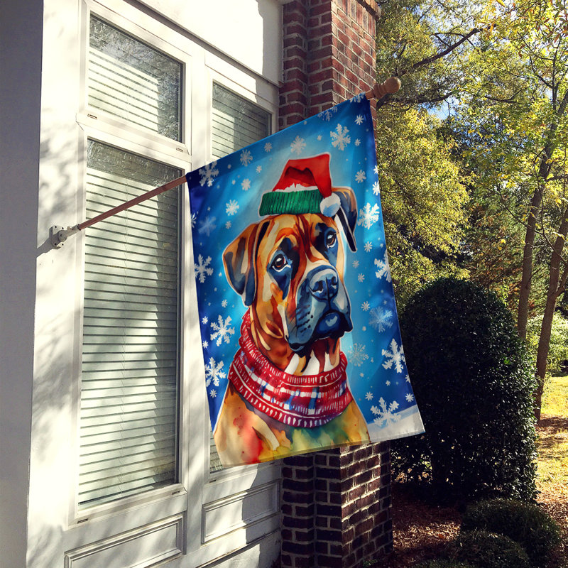 Double Sided Polyester Christmas, 40" H x 28" W