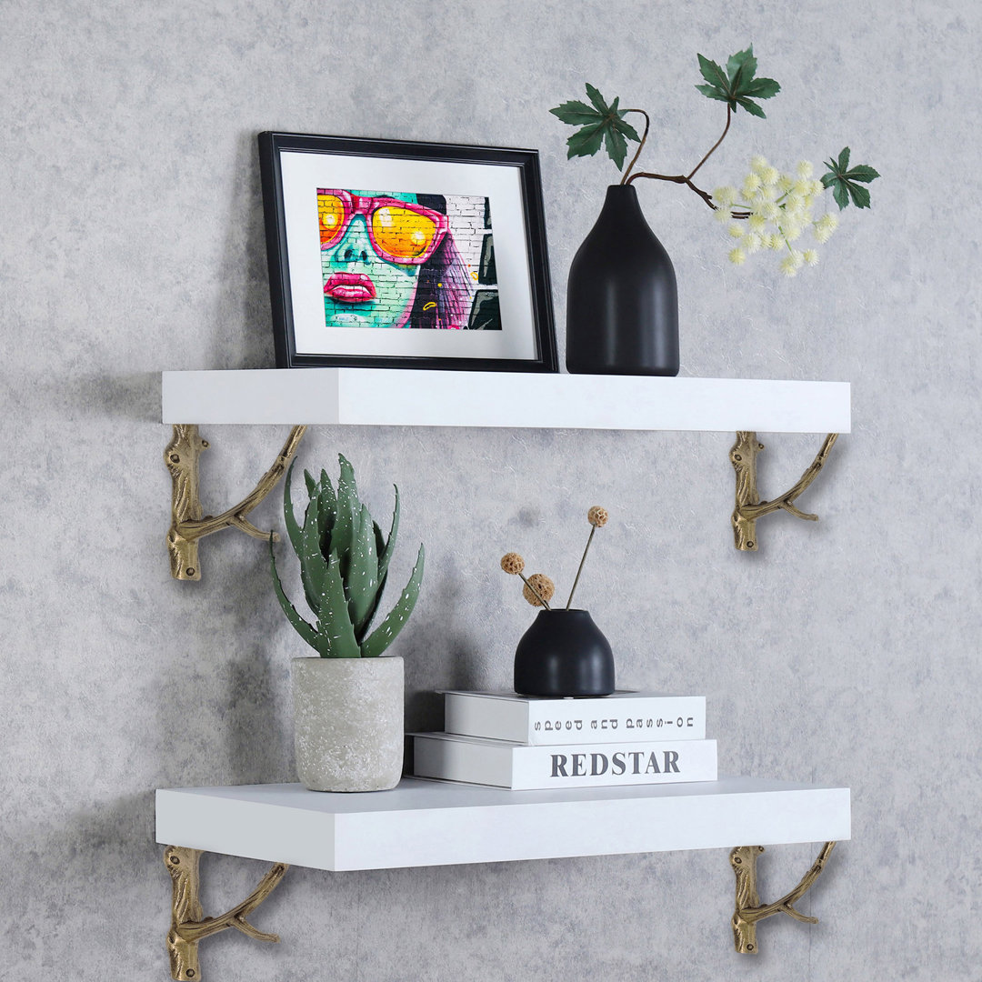 Jenkinsburg Branch Wall Shelf Bracket (Set of 2) Williston Forge 