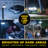 Bell+Howell Bionic Solar Powered Floodlight Max, Motion Activated, Wide Angle, and Weather Resistant