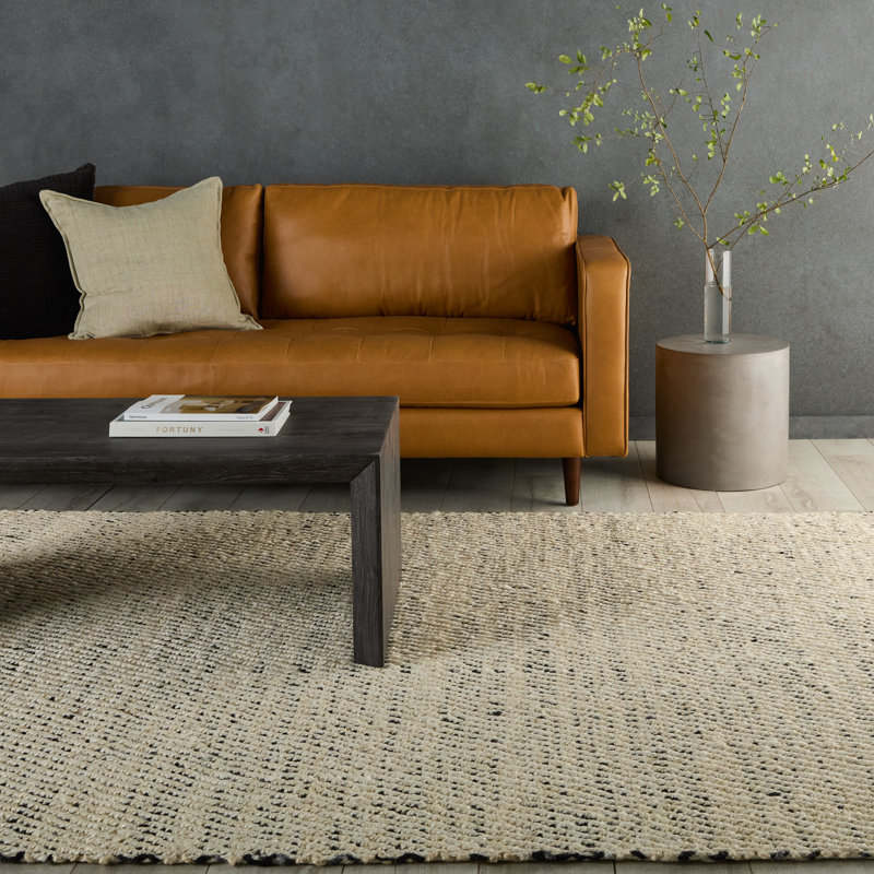 Owen Jute / Sisal Striped Area Rug, Rectangle 2' x 3'