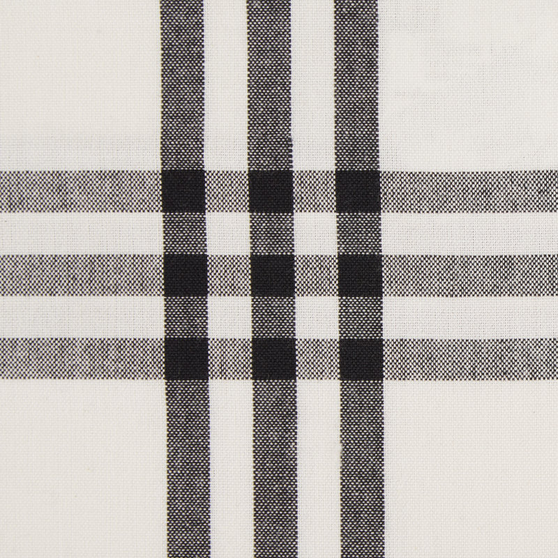  Square Cotton Pillow Cover, Black
