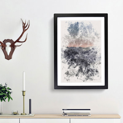 Ben Lui Mountain Scotland Watercolour - Picture Frame Graphic Art