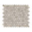 Carreau de mosaïque de plancher et de mur en porcelaine matte 11 po x 13 po Calico