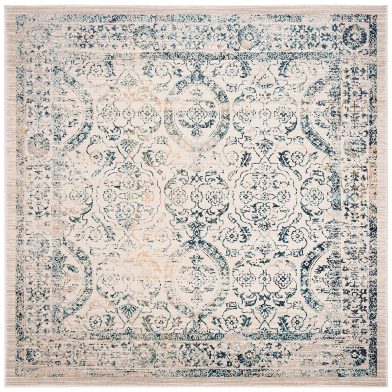 Evoke Performance Oriental Rug, Square 6'7"