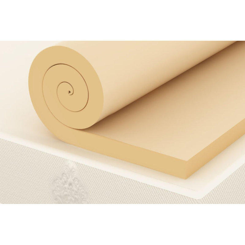 PlushBeds 5 lb Density Memory Foam Mattress Topper, Full, 2 inches