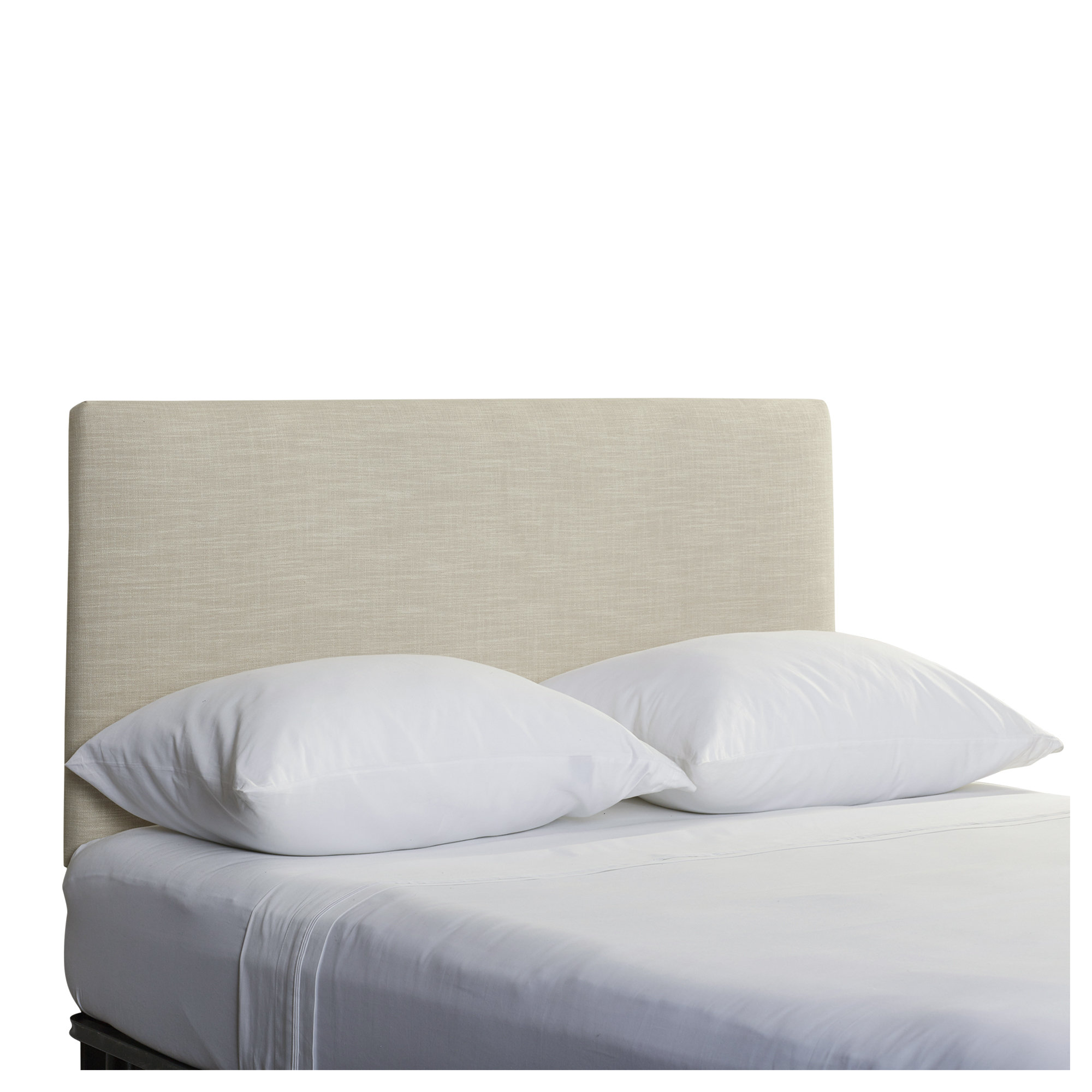 Eisley Upholstered Headboard, Classic Talc Linen, King