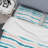 Blue Horizontal Striped - Abstract Duvet Cover Set - Microfiber Polyester-1625461969
