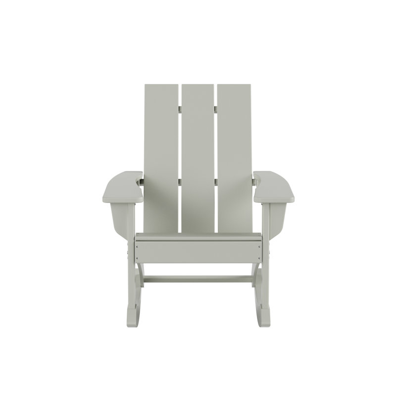 Chaise Adirondack berçante en plastique Joubert, Sable