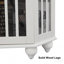 Armoire d'angle, en verre / bois, à 4 tablettes, éclairée, pieds solides - standard-130493507
