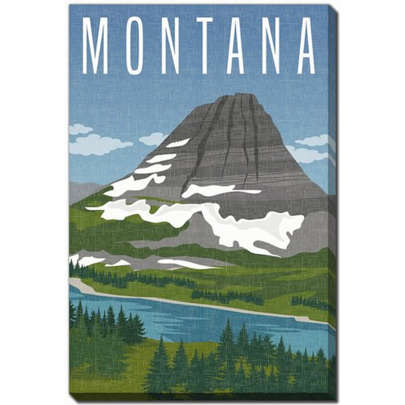 Affiche du Montana State, H 28 po x l 22 po