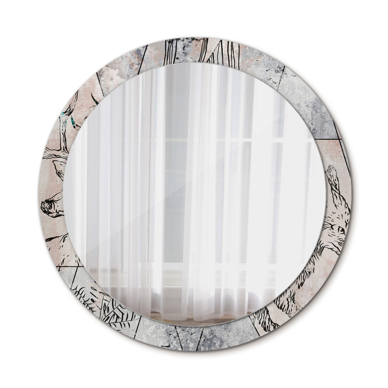 Huldar Glass Flat Wall Mirror