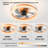 Ceiling Fans With Lights Dimmable LED Embedded Installation Of Thin Modern Ceiling Fans-859475817
