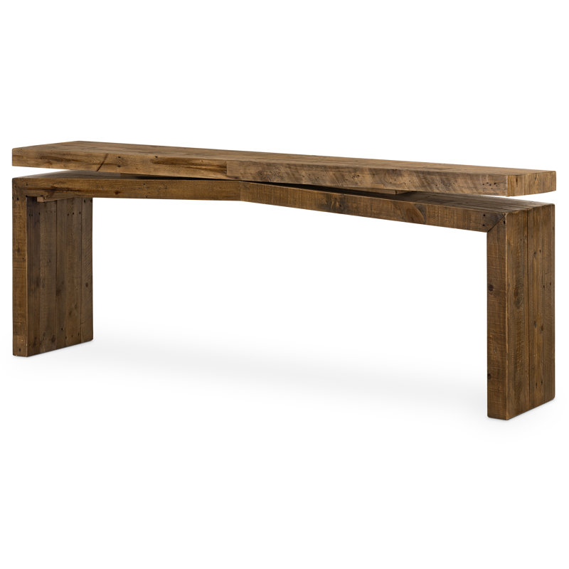 Matthes Solid Wood Console Table, Sierra Rustic Natural, 30.75" H x 60" W x 15" D