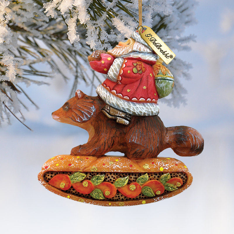 Derevo 4'' Handmade Hanging Figurine Ornament