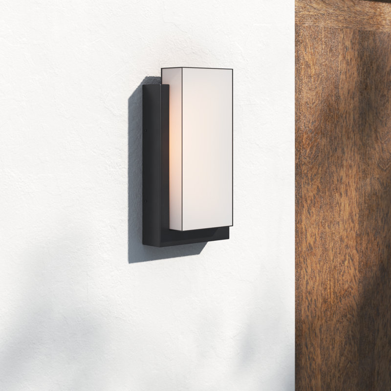 Aluminum LED Wall Light, 15" H x 8" W x 4" D