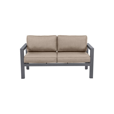 Causeuse de patio avec coussins Abygayle
