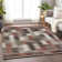 Premium Machine Washable Prisco Chocolate Rug