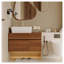 Meuble-lavabo flottant 31,5 po Mid-Century