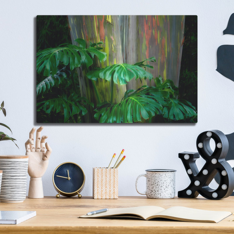 «Tropical Leaves» par Dennis Frates, H 12 po x l 16 po