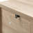 Retro Sideboard with Drawer and Double Doors Storage Cabinet for Living Room, Kitchen, or Entryway-1011312797