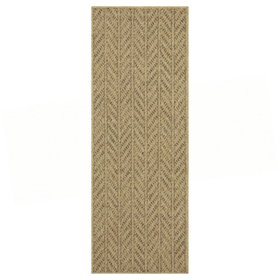 Jute 2 Ft. 7 In. X 7 Ft. 3 In. Indoor/Outdoor Area Rug