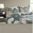 Certified Cotton Bedding Sets, Full Queen Aqua Modern Home Comfort