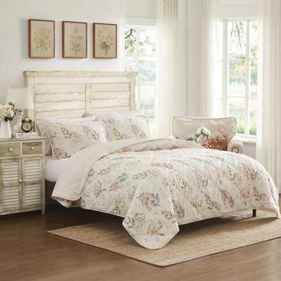 Avanti Wildflowers Full/Queen Quilt Set