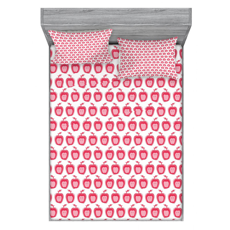 Microfiber Sheet Set, Queen Sheet Set + Fitted Sheet + 2 Pillowcases