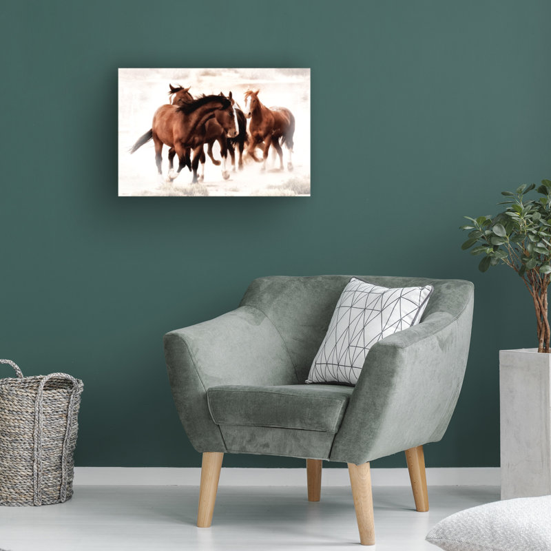 «The Finish Line» bolognaise sur toile, H 22 po x l 32 po